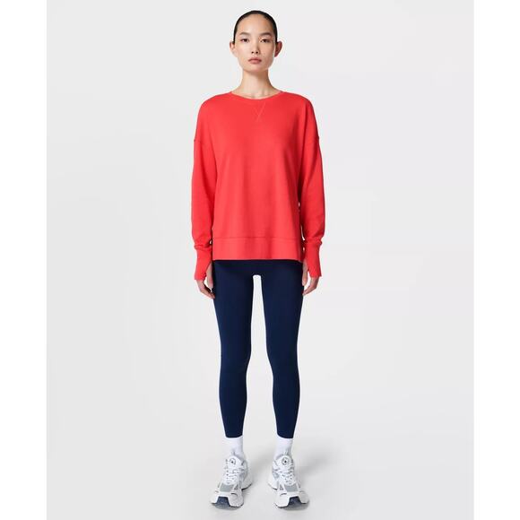 Sweaty Betty Tops - Sweaty Betty Red After Class Sweatshirt Size XL